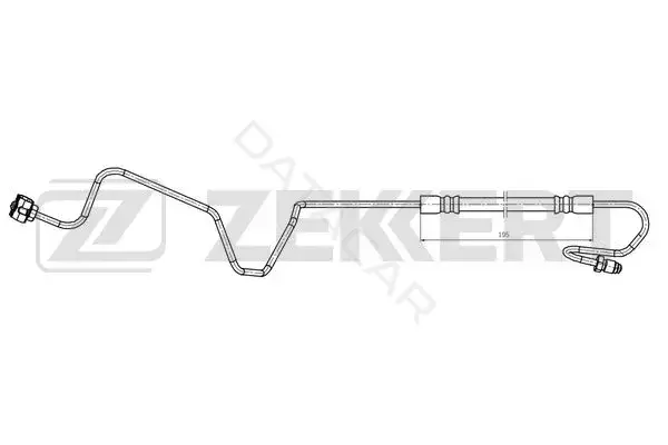 Тормозные шланги ZEKKERT BS-9513