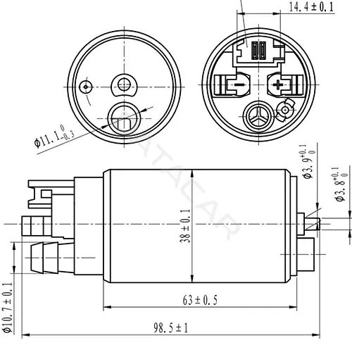 Топливный насос ZIKMAR Z61183R