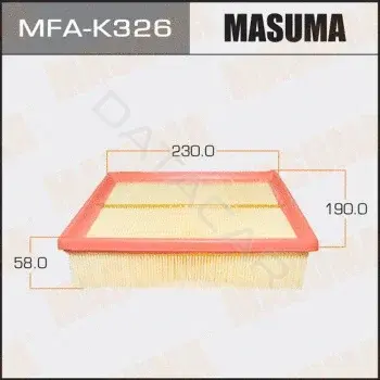 Воздушный фильтр MASUMA MFA-K326