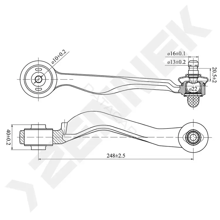 Рычаги ZENNEK DCA0106
