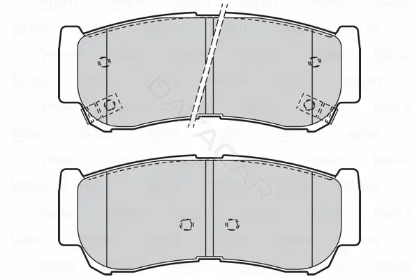 Тормозные колодки VALEO 301932