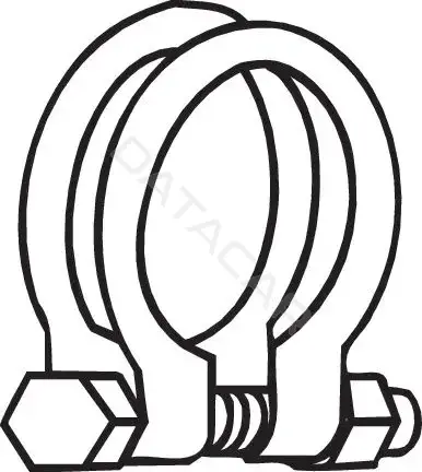 Хомут глушителя BOSAL 250-454
