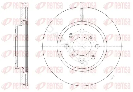 Тормозные диски REMSA 61481.10