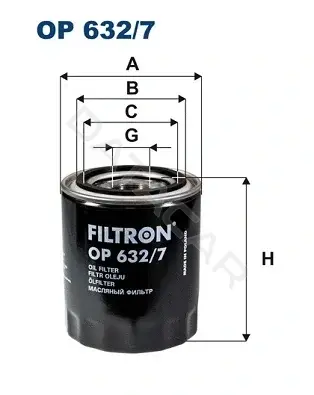 Масляный фильтр FILTRON OP632/7