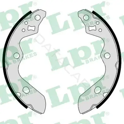 Барабанные колодки LPR/AP/RAL 01218