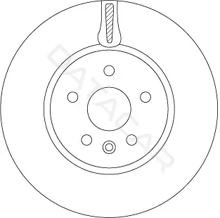 Тормозные диски TRW DF6820