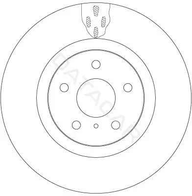 Тормозные диски TRW DF6480