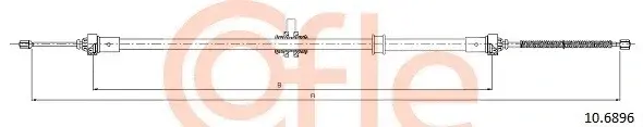 Трос ручника COFLE/TELCO 92.10.6896
