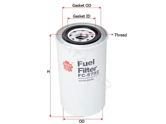 Топливный фильтр SAKURA FC-5702