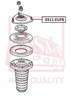 Опора амортизатора ASVA 0311-EUFR