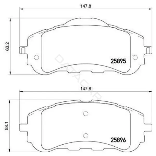 Тормозные колодки TRIALLI PF4318