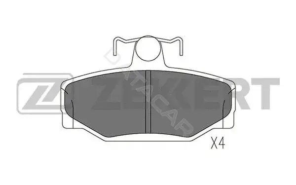 Тормозные колодки ZEKKERT BS-1579