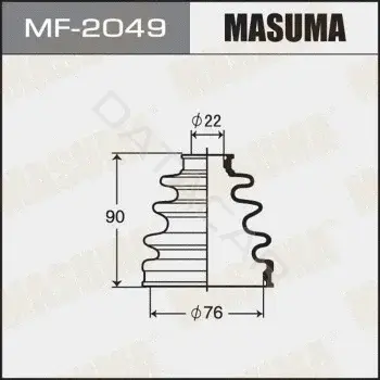 Пыльник шруса MASUMA MF-2049