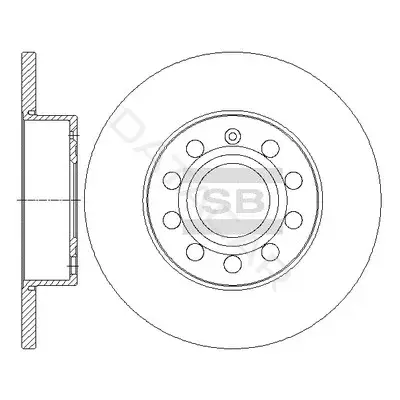Тормозные диски Hi-Q SD5407