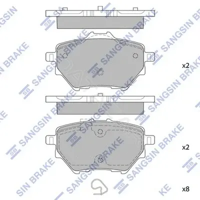 Тормозные колодки Hi-Q SP2467