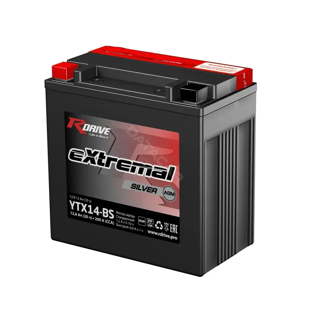 Аккумулятор RDrive YTX14BS