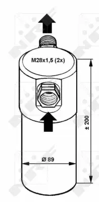 Осушитель кондиционера NRF 33081