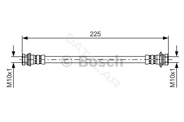 Тормозные шланги BOSCH 1987481387