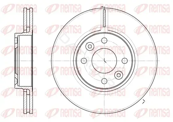 Тормозные диски REMSA 6683.10