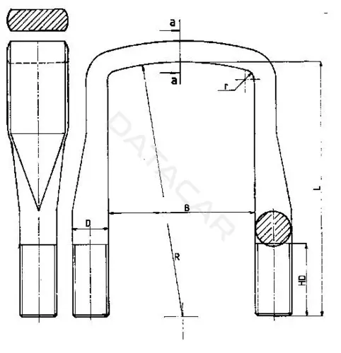 Стремянка рессоры WEWELER B088M18B034