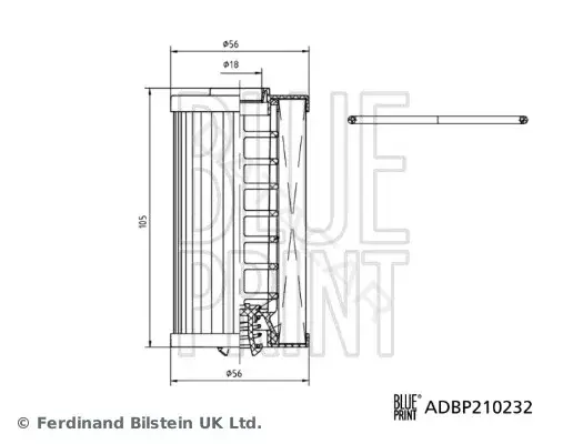 Масляный фильтр BLUE PRINT ADBP210232