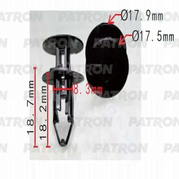 Клипсы, фиксаторы, зажимы PATRON P37-0528