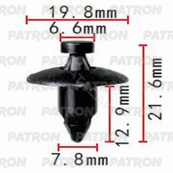 Клипсы, фиксаторы, зажимы PATRON P37-1391