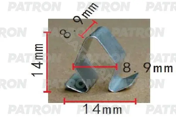 Клипсы, фиксаторы, зажимы PATRON P37-1495