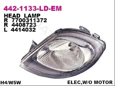 Фары DEPO 442-1133R-LD-EM