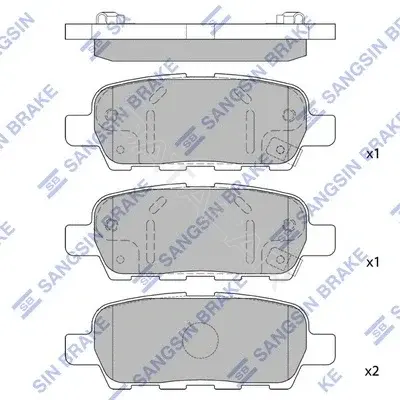 Тормозные колодки Hi-Q SP1184