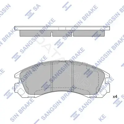Тормозные колодки Hi-Q SP1523