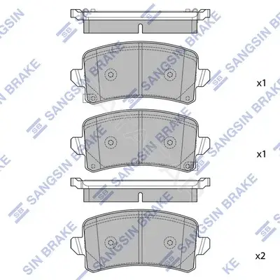 Тормозные колодки Hi-Q SP2692