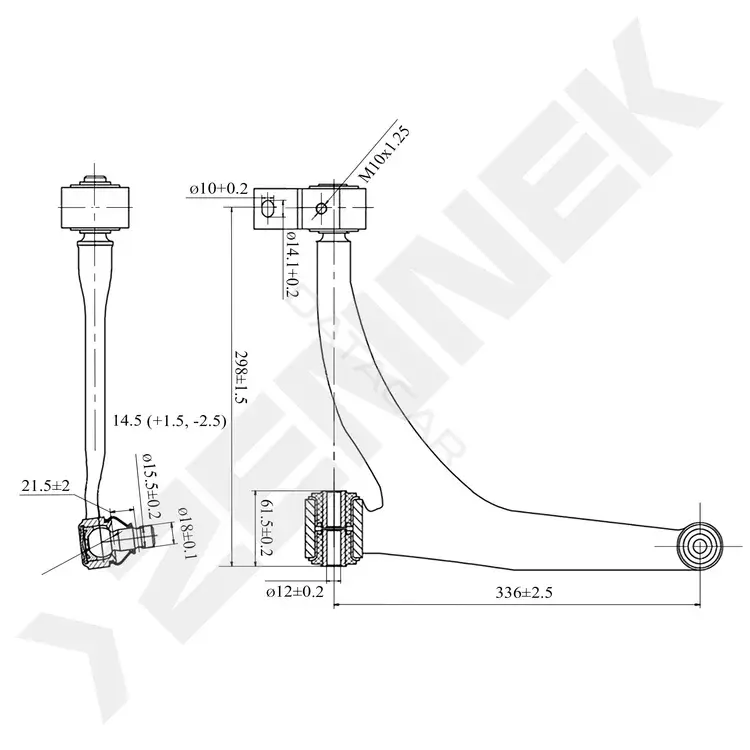 Рычаги ZENNEK DCA0054