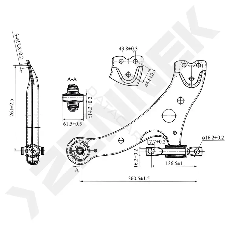 Рычаги ZENNEK DCA0111