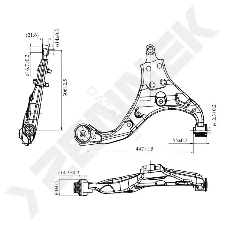 Рычаги ZENNEK DCA0155