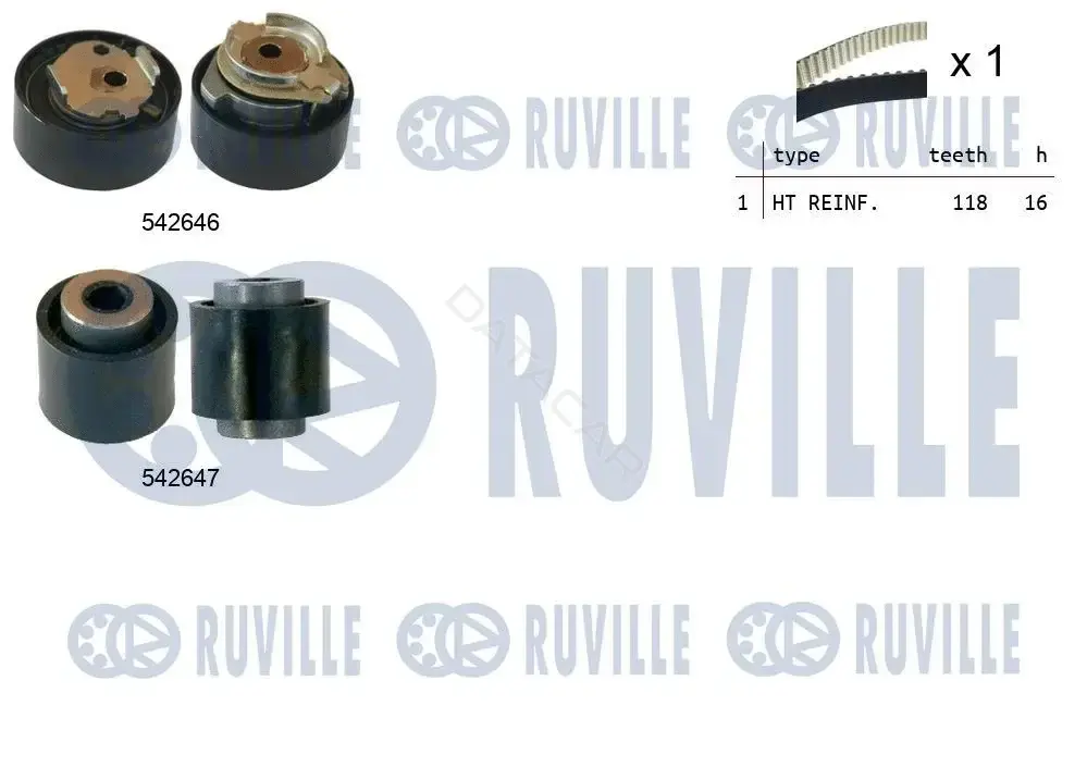 Комплект ГРМ RUVILLE 550377