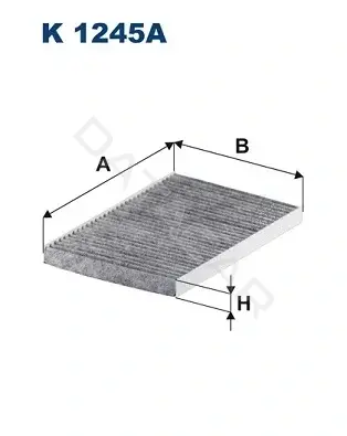 Фильтр салонный FILTRON K1245A