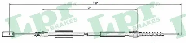 Трос ручника LPR/AP/RAL C0695B