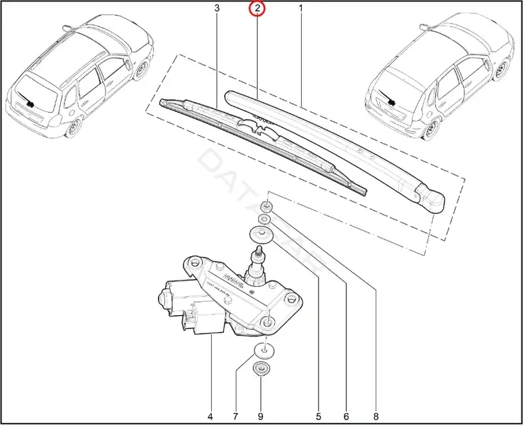 Трапеция стеклоочистителя LADA 11170631315004