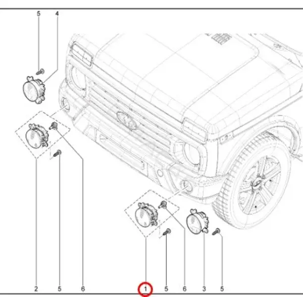Противотуманные фары LADA 261500097R