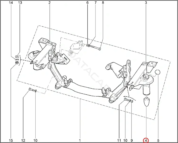 Отбойник рессоры LADA 21010291262200