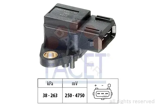 Датчик давления воздуха FACET 10.3104