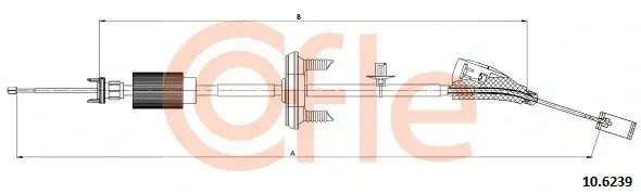 Трос ручника COFLE/TELCO 92.10.6239