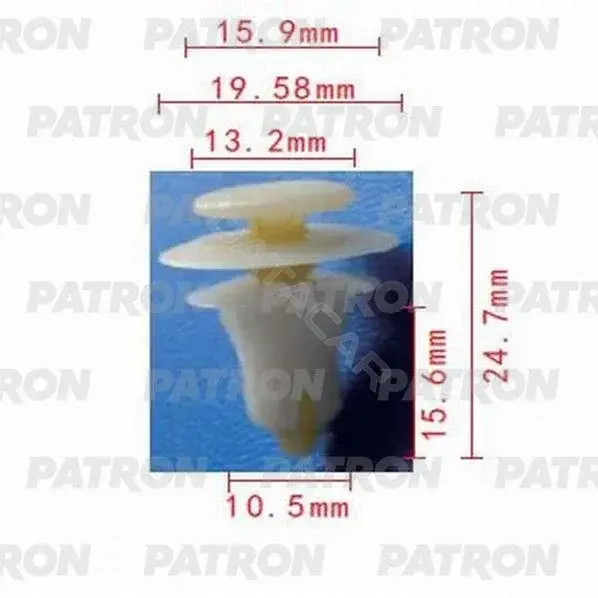 Клипсы, фиксаторы, зажимы PATRON P37-0725