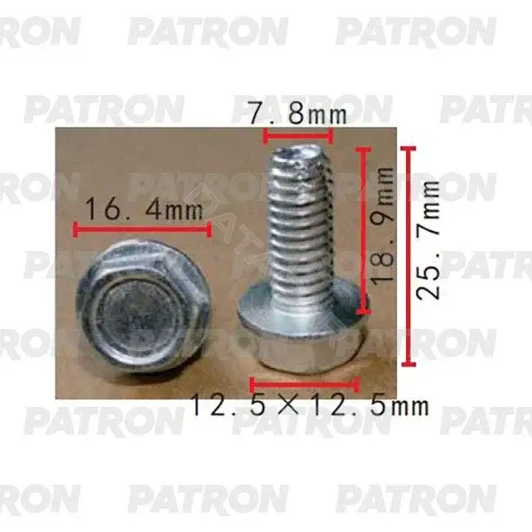 Клипсы, фиксаторы, зажимы PATRON P37-2252