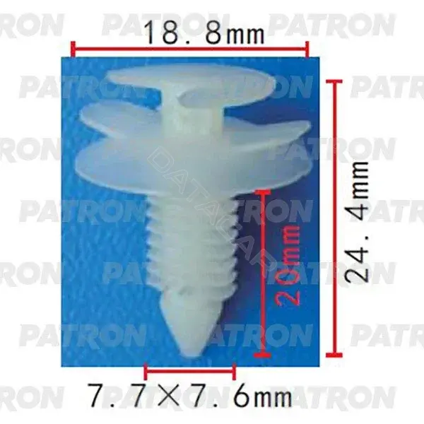 Клипсы, фиксаторы, зажимы PATRON P37-2094