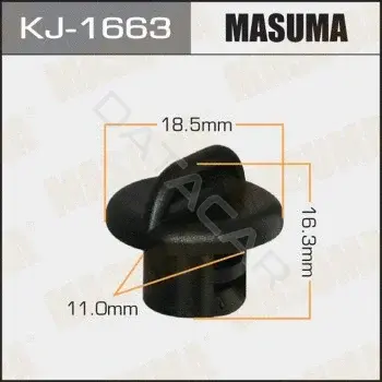 Клипса молдинга MASUMA KJ-1663