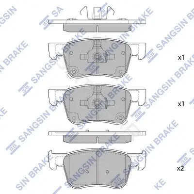 Тормозные колодки Hi-Q SP2541