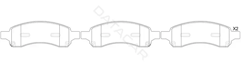 Тормозные колодки SB NAGAMOCHI BP52517