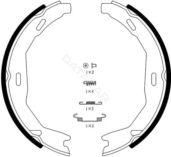 Барабанные колодки SB NAGAMOCHI BS31003